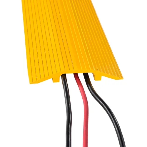 Extruded Aluminum Hose & Cable Crossover, Yellow, 24" x 7-1/8" x 1-1/16" - Image 4