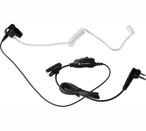 Motorola   HKLN4601 1-Wire Surveillance Earpiece with In-line Clip PTT Mic