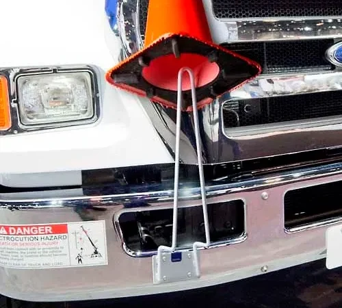 Horizon Mfg. Traffic Cone Holder, 5911, Holds 18" & 28" Traffic Cones