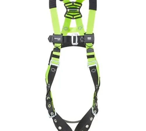 Honeywell Miller® H500 Industry Standard Harness w/ Back D-Ring, Tongue Buckle, 2XL, Green