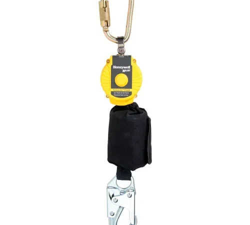 Yellow Honeywell retractable fall-arrest lifeline