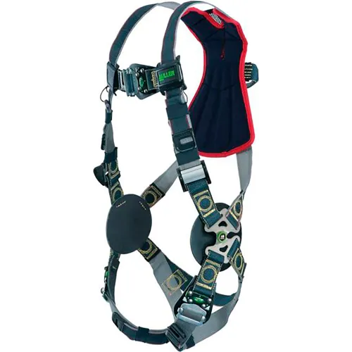 Honeywell Miller® Revolution Arc-Rated Safety Harness w/ Back D-Ring, Quick Connect, S/M, Black