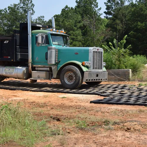 Ideal Warehouse Innovations, Inc. Recycled Rubber Track-Out Mat, 144" x 84" x 3" Thick, Black
