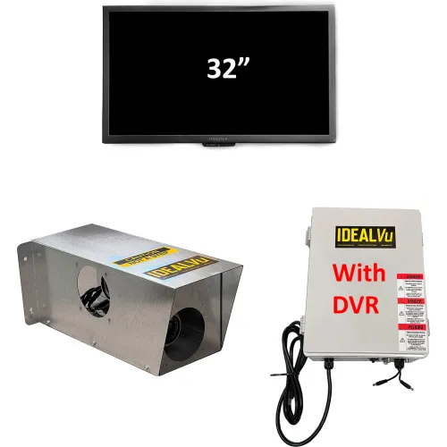 Ideal Warehouse IDEALVu Dock Monitoring System; 32" Monitor, Dual Camera, DVR
