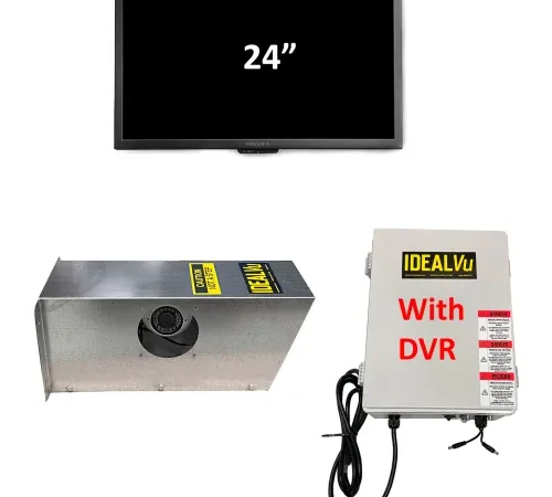 Ideal Warehouse IDEALVu? Dock Monitoring System; 24" Monitor, Single Camera Side Facing, DVR