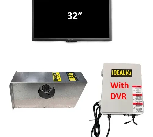 Ideal Warehouse IDEALVu? Dock Monitoring System; 32" Monitor, Single Camera Side Facing, DVR