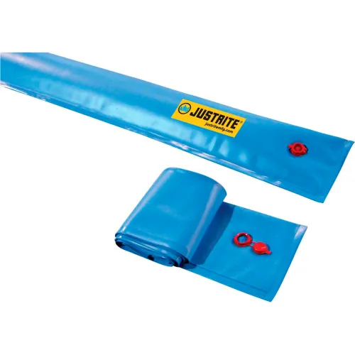 Justrite 50 Foot Water Filled Boom Diverter, Blue - 28456
