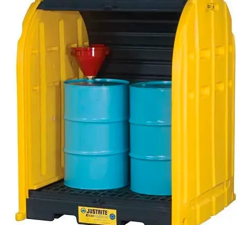 Justrite 28675 2 Drum EcoPolyBlend" DrumShed"