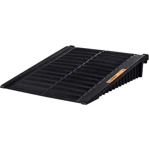 Justrite 28679 Black Ramp for 2 & 4 Drum EcoPolyBlend" DrumShed"