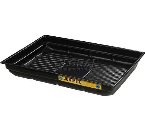 Justrite? 28717 20 Gallon EcoPolyBlend" Spill Tray - 47-1/2"L x 23"W