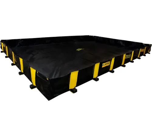 Justrite Rigid-Lock Quickberm, 20'L x 12'W x 12"H, 1795 Gallons, 28526