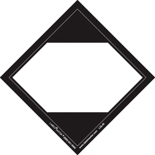 LabelMasterLQL40 Limited Quantity Label, Blank 101 x 101 MM, Paper, 500/Roll