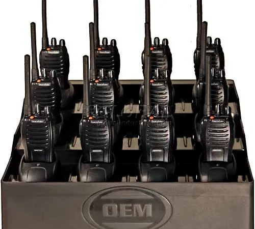 FuelPad12" 12-Unit Battery Charger and Desktop Organizer For Radios, Cell Phones, Power Tools