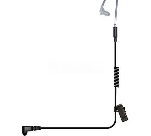 Shadow-Pro" Listen-Only Earpiece, 3.5mm Right Angle, 12" Cord