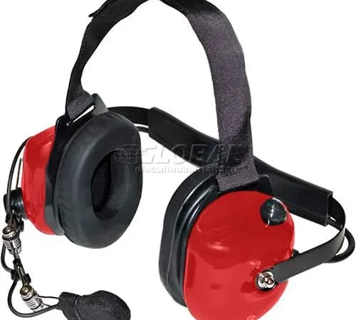 Titan" Extreme High Noise Headset - Red
