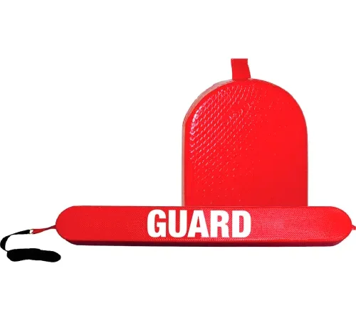 Kemp USA Mesh Rescue Tube w/ Guard Logo For Lifeguards, 50"L, Red