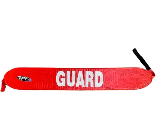 Kemp USA Mesh Rescue Tube w/ Guard Logo For Lifeguards, 40"L, Red
