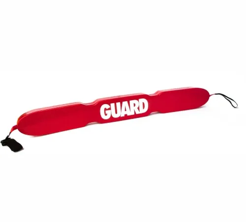 Kemp 53" Cut A Way Rescue Tube, Red With Guard In White, 10-204-RED