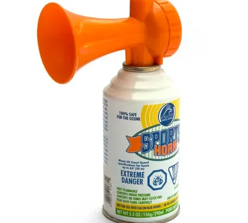 Kemp 5.5 Oz Airhorn With Power Pack, 10-425