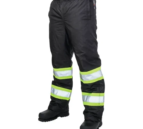 Tough Duck Poly Oxford Insulated Pull-On Safety Pants, S, Black-['2XL', '3XL', '4XL', '5XL', 'L', 'M', 'S', 'XL', 'XS']