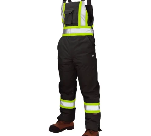 Tough Duck Insulated Flex Safety Bib Overall, XS, Black-['2XL', 'L', 'M', 'S', 'XL', 'XS']