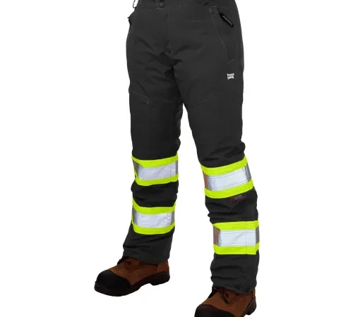 Tough Duck Insulated Flex Safety Pants, XL, Black-['2XL', 'L', 'M', 'S', 'XL', 'XS']
