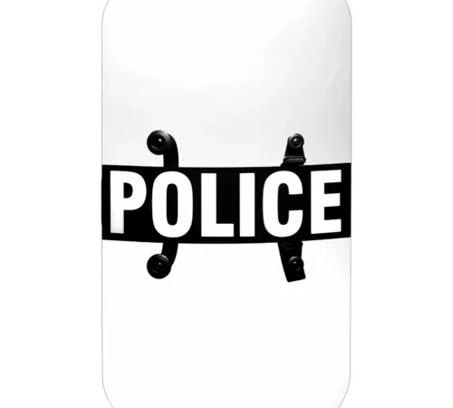 Paulson Riot Control Body Police Shield, Non-Ballistic, Polycarbonate, Clear, 24" x 48" - BS-3P