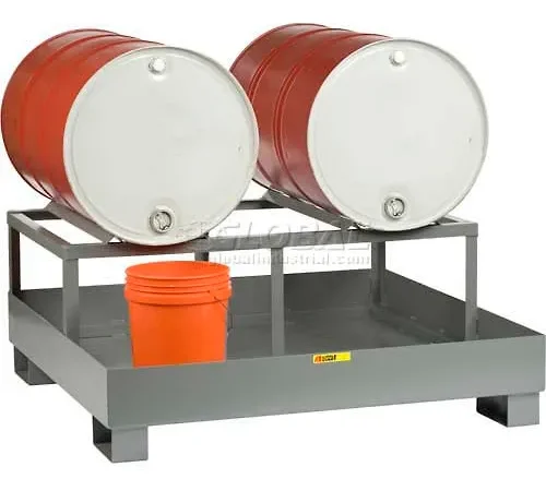 Little Giant® Spill Control Platform with Drum Rack SST-5151-2D - 2 Drum Capacity