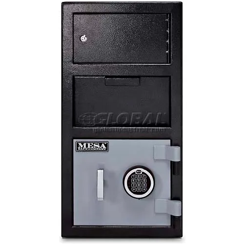 Black drop safe with electronic keypad