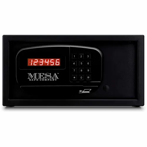 Mesa Safe Hotel & Residential Electronic Security MH101E Keyed Alike, 15"W x 10"D x 7"H, Black - Image 3