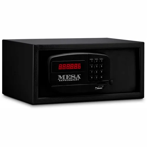 Mesa Safe Hotel & Residential Electronic Security MH101E Keyed Alike, 15"W x 10"D x 7"H, Black