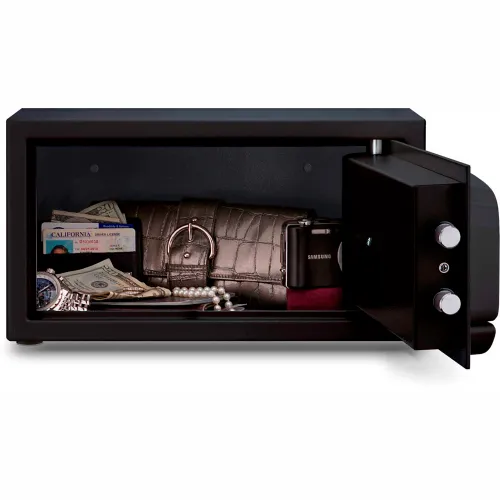 Mesa Safe Hotel & Residential Electronic Security MH101E Keyed Alike, 15"W x 10"D x 7"H, Black - Image 2