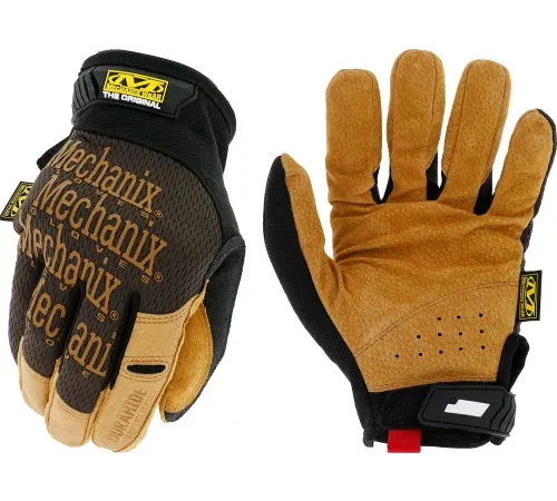Mechanix Wear Durahide" Original® Leather Gloves, Brown, Medium
