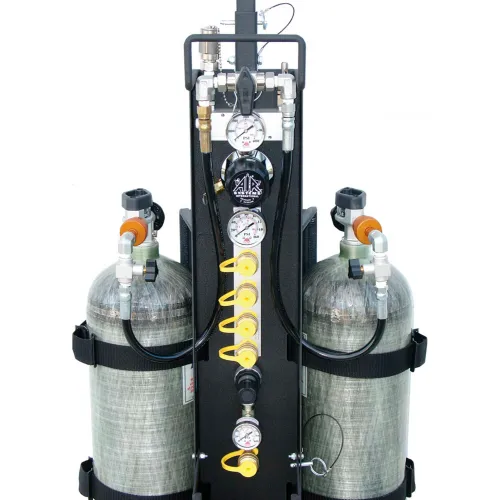 Air Systems 2-Cylinder MULTI-PAK™ Small Cylinder Rescue Cart, 4500 PSI, Hansen, MP-4R - Image 2