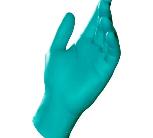 MAPA ® Solo Green 977 Industrial Grade Disposable Nitrile Gloves, Powder-Free, 100/Box, Size 8