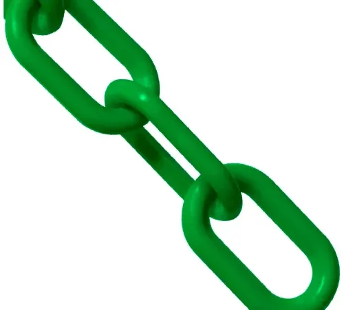 Mr. Chain® Plastic Barrier Chain, 3/4" x 100'L, HDPE, Green