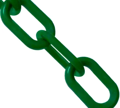 Mr. Chain® Plastic Barrier Chain, 3/4" x 25'L, HDPE, Evergreen