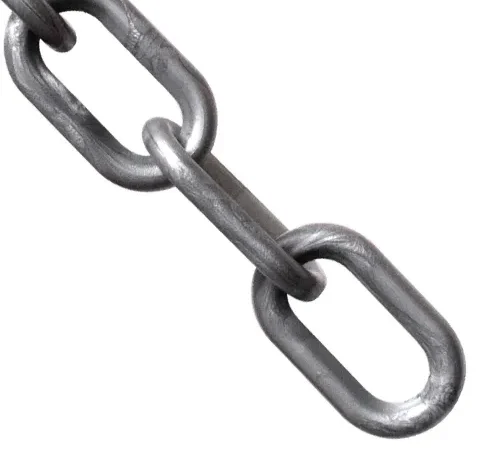 Mr. Chain® Plastic Barrier Chain, 1" x 25'L, HDPE, Silver