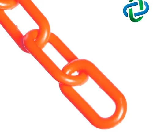 Mr. Chain® Heavy Duty Plastic Barrier Chain, 1-1/2" x 500'L, HDPE, Traffic Orange