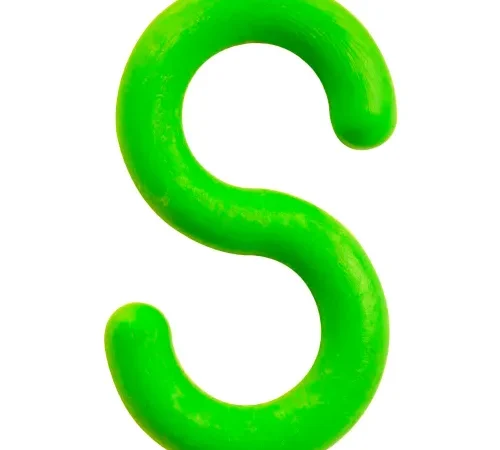 Mr. Chain® Connecting S-Hooks, 1-1/2", Safety Green, 10 Pack
