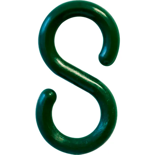 Mr. Chain® Connecting S-Hooks, 1-1/2", Evergreen, 10 Pack