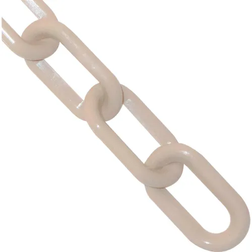 Mr. Chain® Plastic Barrier Chain, 2" x 25'L, HDPE, Army Tan