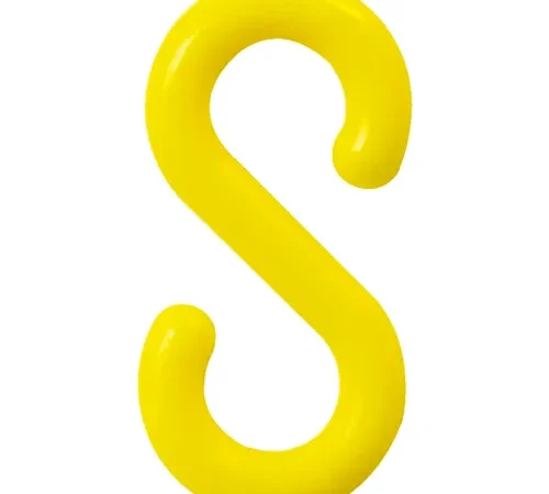 Mr. Chain® Connecting S-Hooks, 2", Yellow, Pack of 10