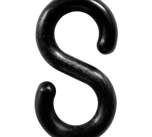 Mr. Chain® Connecting S-Hooks, 2", Black, Pack of 10