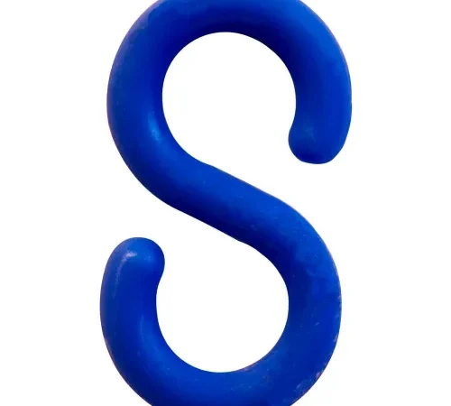 Mr. Chain® Connecting S-Hooks, 2", Blue, Pack of 10