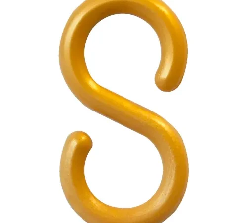 Mr. Chain® Connecting S-Hooks, 2", Gold, Pack of 10