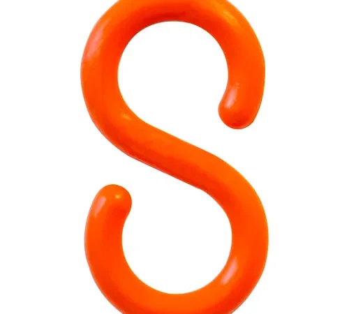 Mr. Chain® Connecting S-Hooks, 2", Traffic Orange, Pack of 10