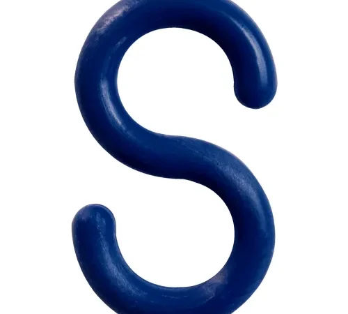 Mr. Chain® Connecting S-Hooks, 2", Cobalt Blue, Pack of 10