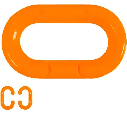 Mr. Chain® Master Links, 2", Orange, Pack of 10