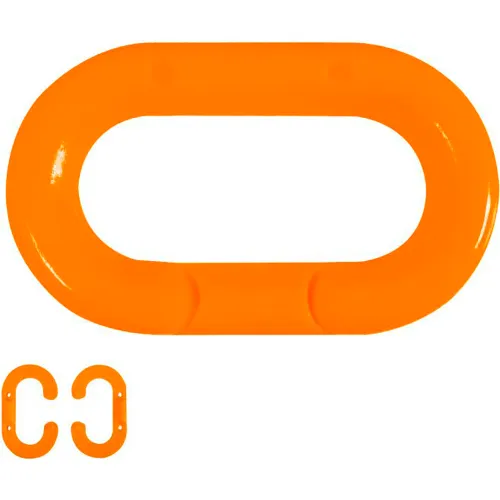 Mr. Chain® Master Links, 2", Orange, Pack of 10
